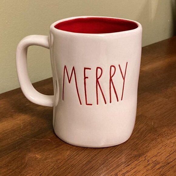 Rae Dunn "MERRY" (Double Sided) Mug - Picture 1 of 7